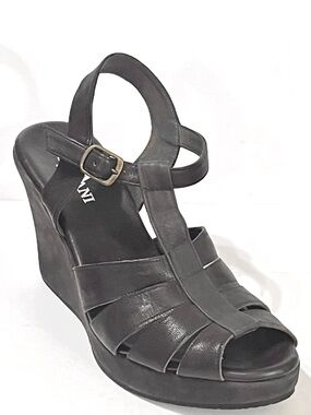 Cordani Calzature Wedge Platform Strappy Ankle Sandals size 8-8.5